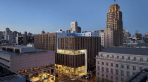 A picture of UC Law SF’s Academic Village, where SFSU’s Lam Family College of Business will use classroom and office space. 